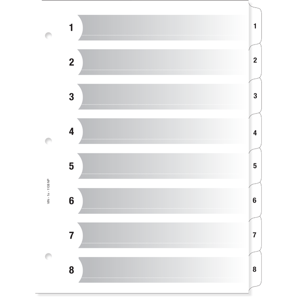 INDEX FORMAT LETTRE 1@8 NOIR